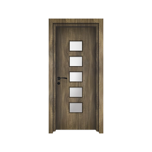 درب پلی وود قاب شیشه G06 کد رنگ 1015