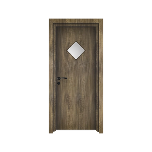 درب پلی وود قاب شیشه G12 کد رنگ 1015