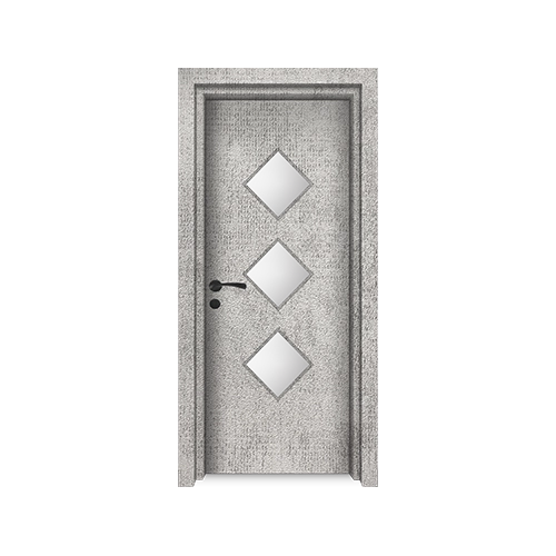 درب پلی وود قاب شیشه G14 کد رنگ 1018